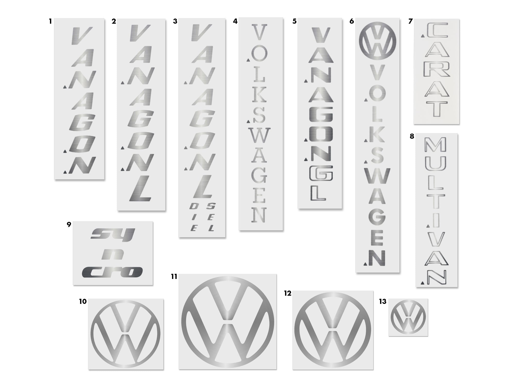 Emblem & Inscription Restoration Decals - OVERLANDERS Outfitter