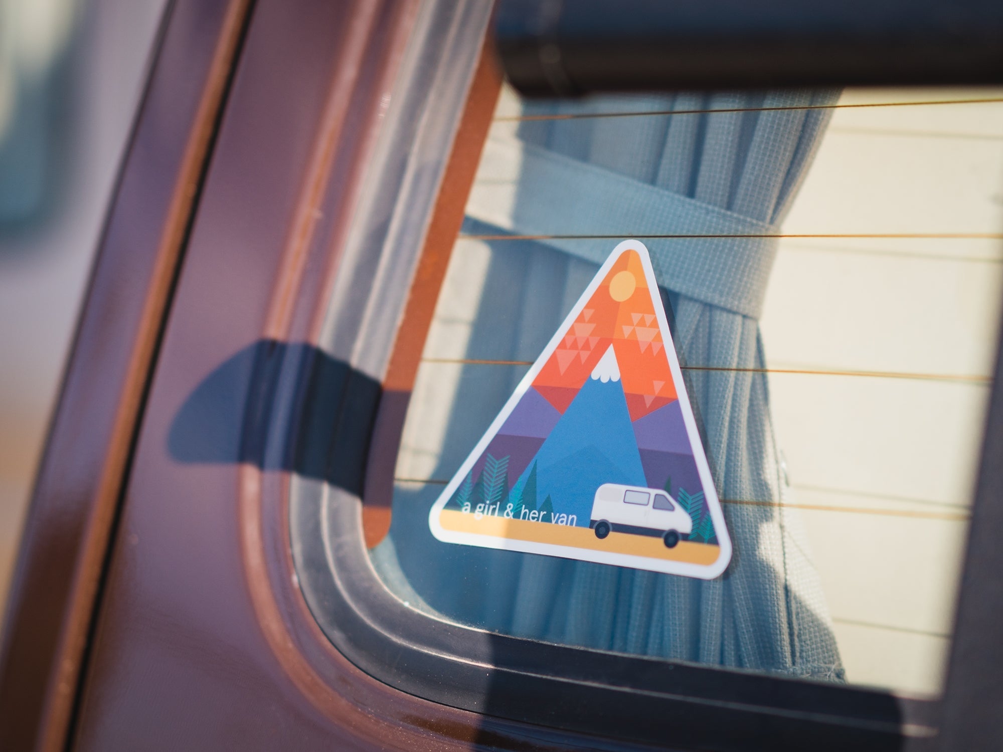 Girl and Her Van Sticker - OVERLANDERS Outfitter