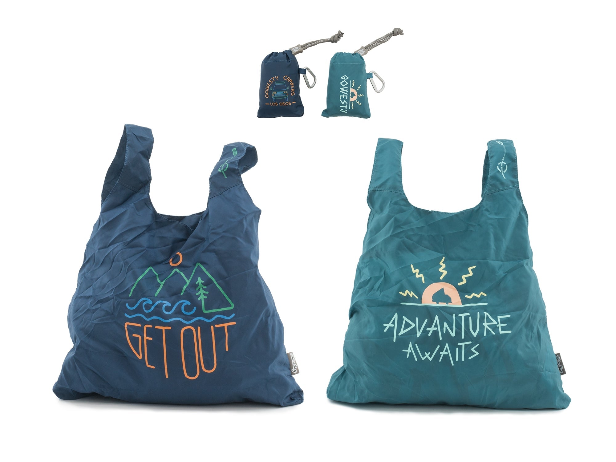 Compact Recycled Grocery Tote - OVERLANDERS Outfitter