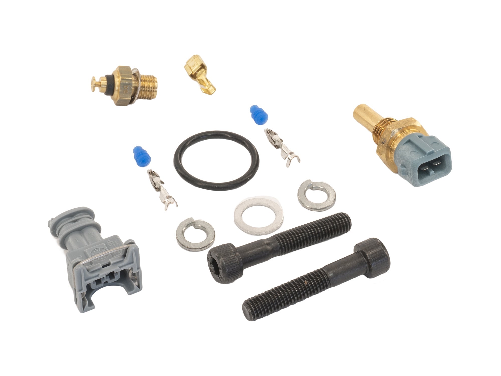 GoWesty aluminum lower thermostat housing for 2WD and Syncro models, automotive engine part with metal construction.