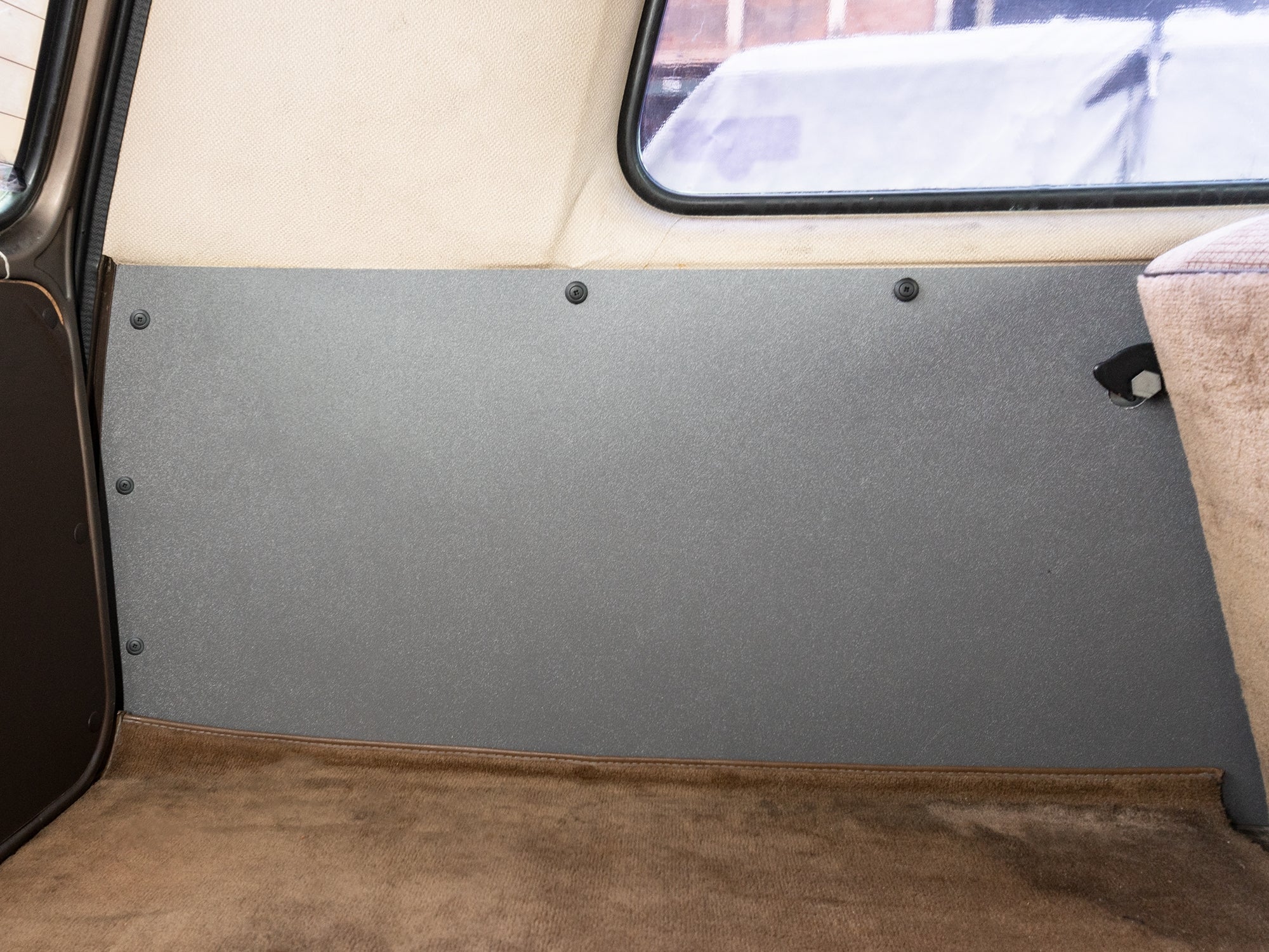 ABS Plastic Trim Panel - Left Rear Back Half [Vanagon Non-Camper] - OVERLANDERS Outfitter