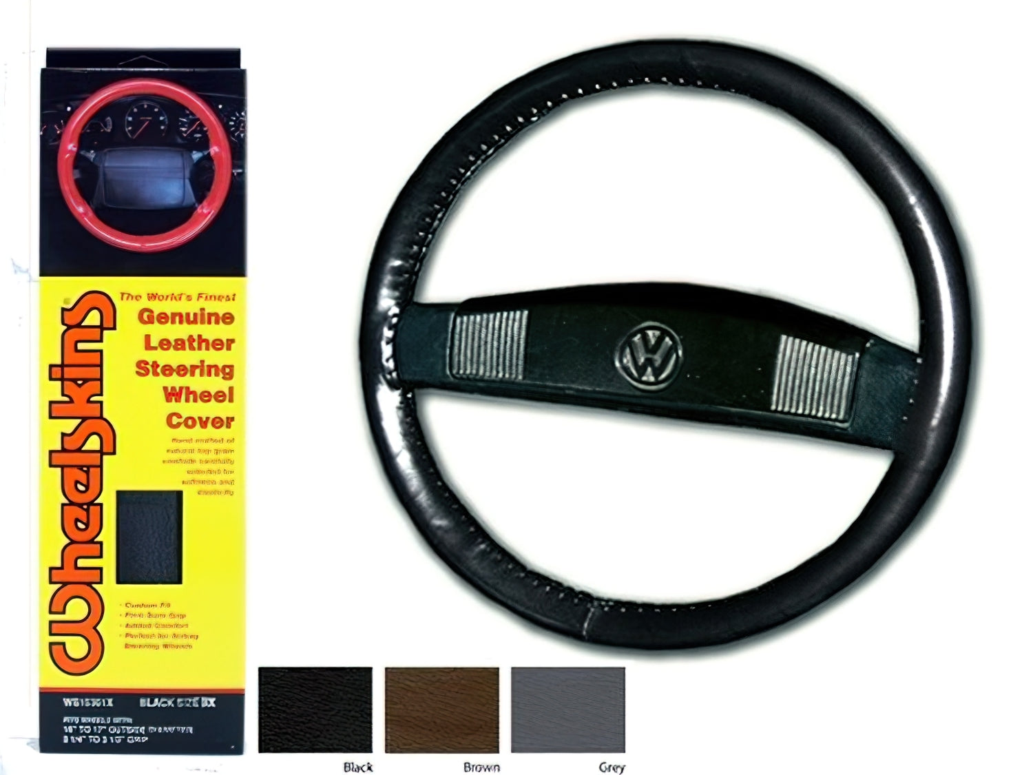 Leather Steering Wheel Wrap [Late Vanagon & Early Eurovan] - OVERLANDERS Outfitter