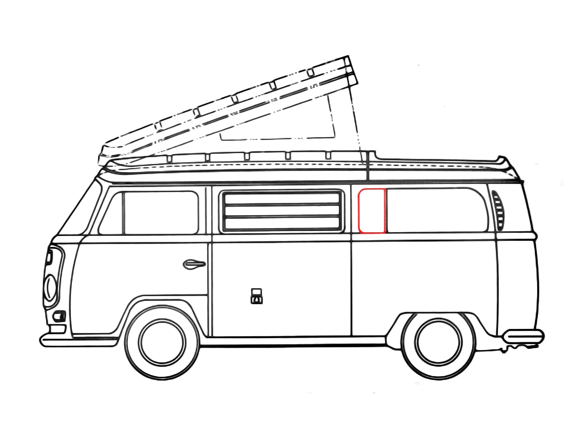 Center/Rear Side Vent Window Seal [Bus] - OVERLANDERS Outfitter