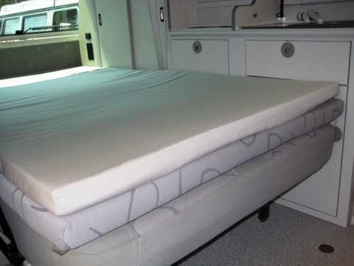 Mattress Topper for Upper or Lower Bed (Small) [Bus & Eurovan]