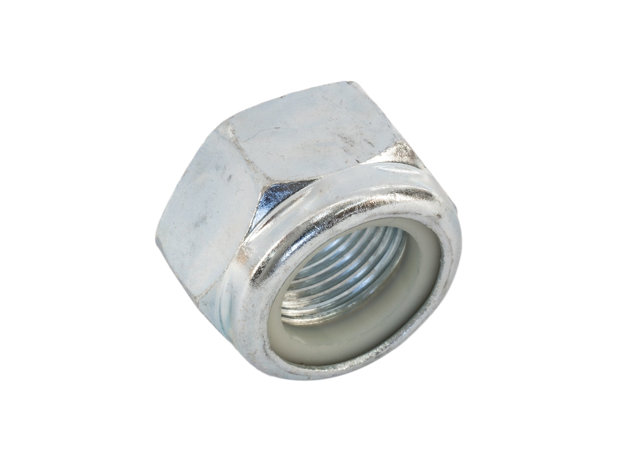 GoWesty Syncro front axle nut, a mechanical part for vehicle suspension and axle assembly, shown in close-up view.