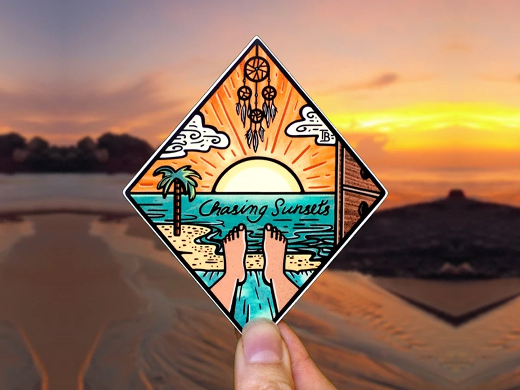 Chasing Sunsets Sticker - OVERLANDERS Outfitter