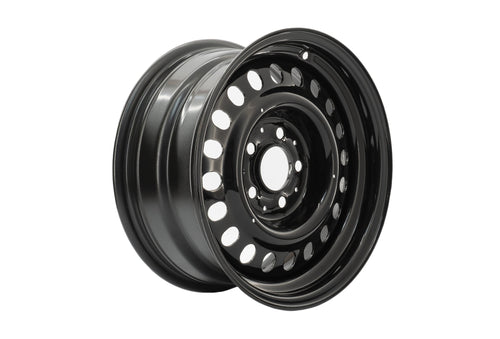 GoWesty 15-inch steel wheel for bus and Vanagon 2WD/4WD models, featuring durable construction and classic design.