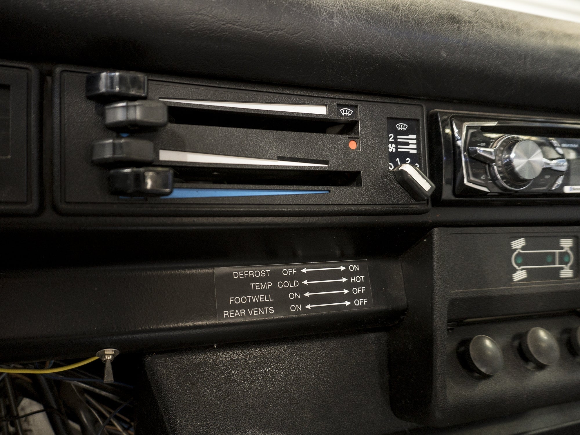 Climate Control Decal [Vanagon] - OVERLANDERS Outfitter