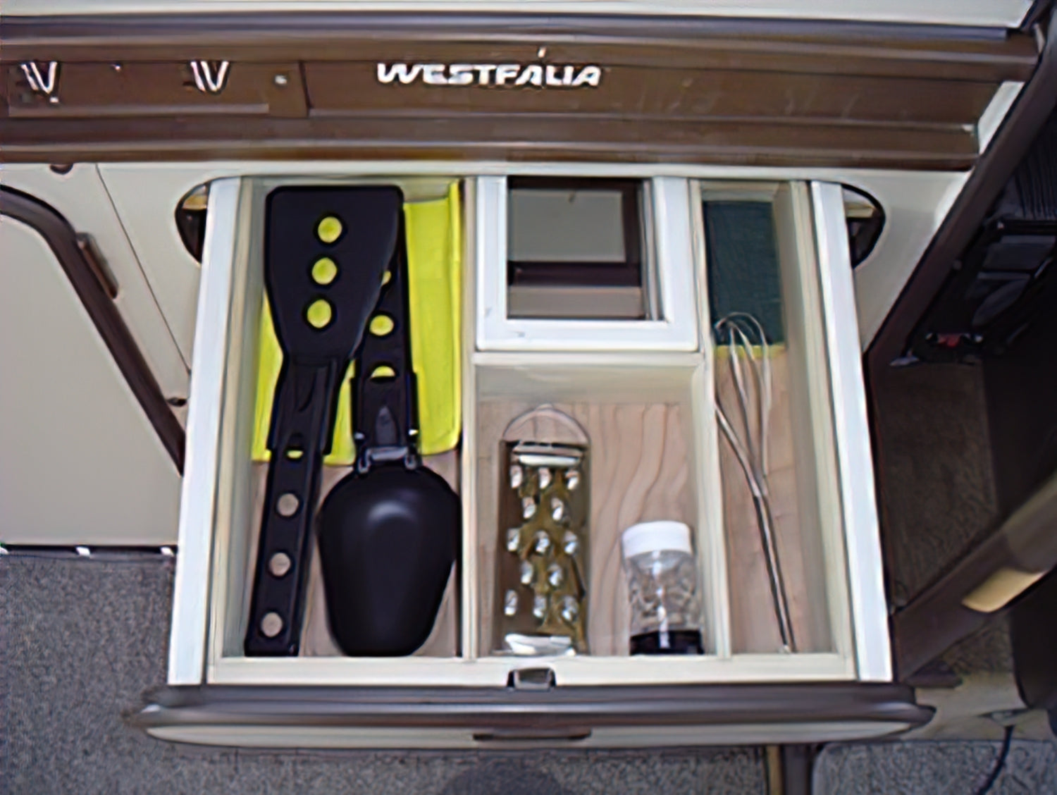 Wooden Drawer Organizer [Vanagon Westfalia Camper] - OVERLANDERS Outfitter