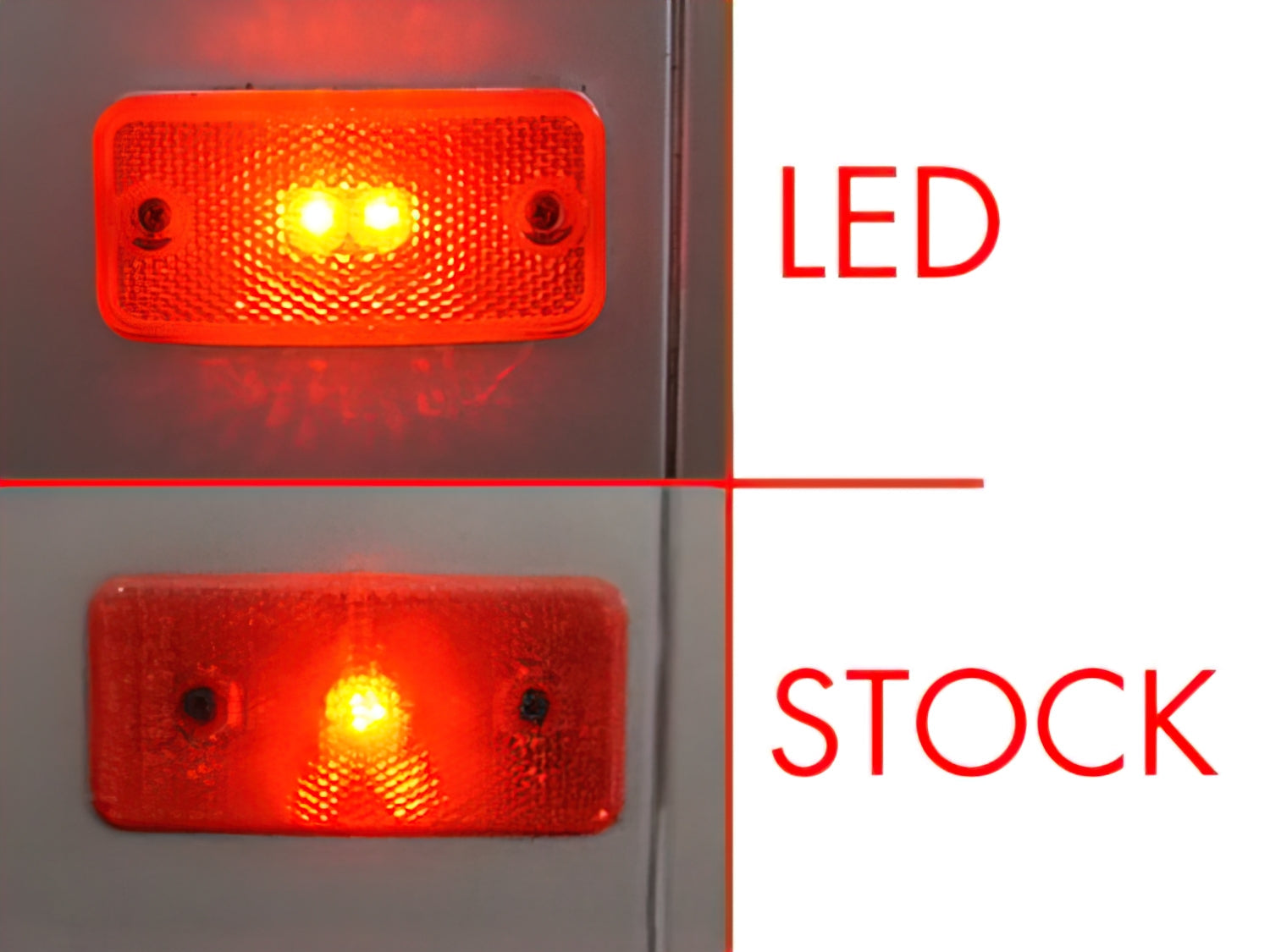 LED Rear Side Marker Lens (Budget) [Vanagon] - OVERLANDERS Outfitter