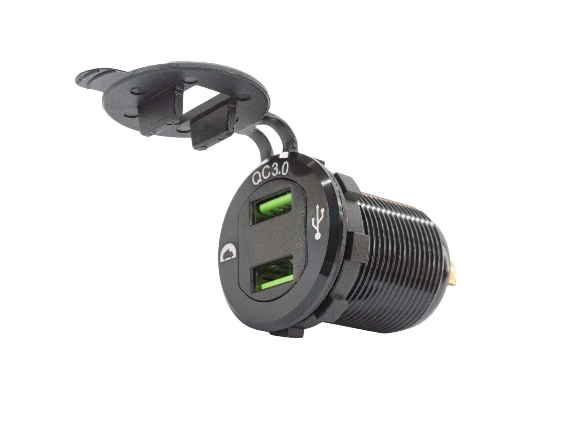 Dual USB 3.0 Outlet with Voltmeter Display - OVERLANDERS Outfitter