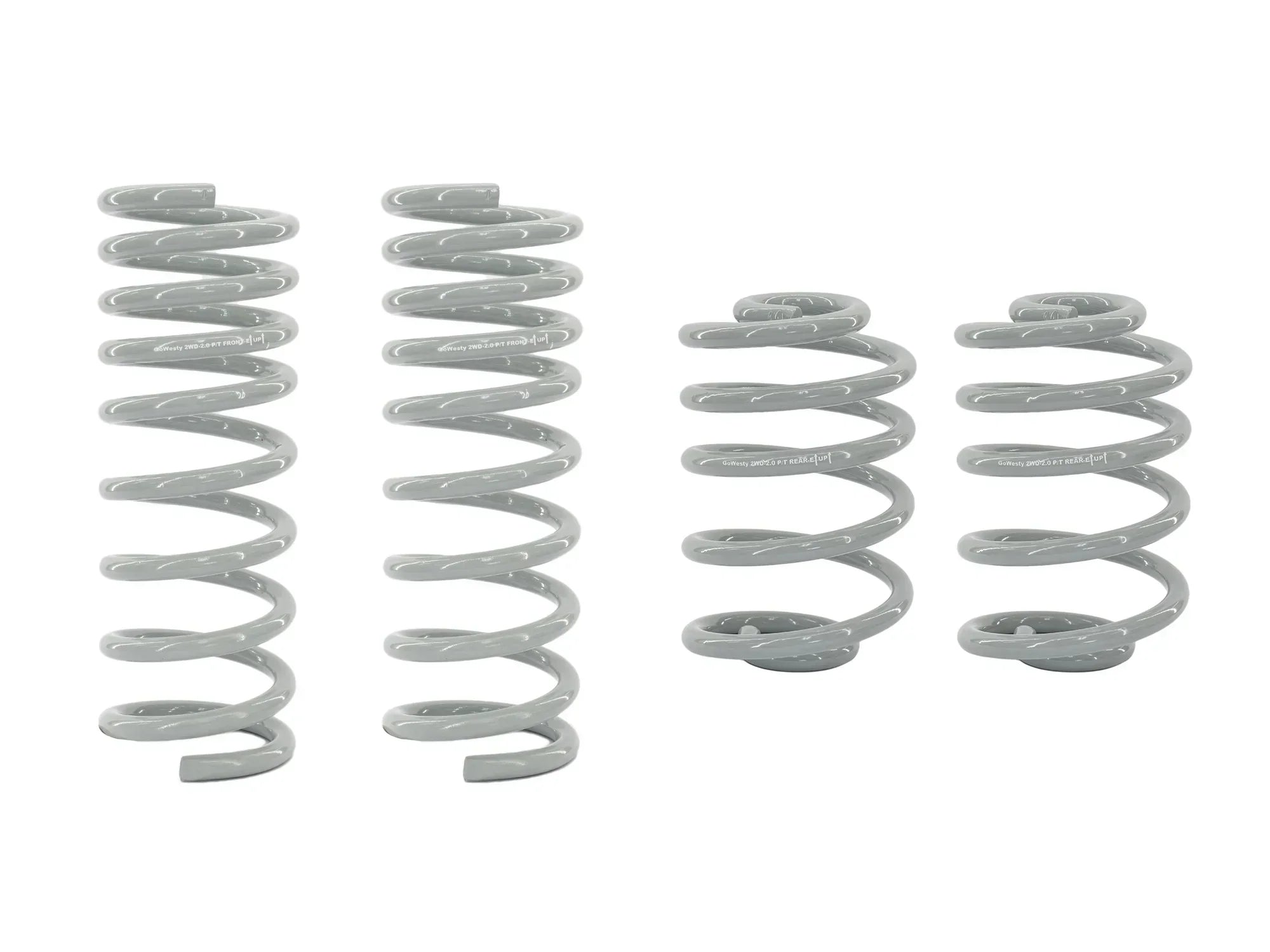 GoWesty coil spring bundle for 2WD Vanagon, showing two automotive suspension coil springs stacked side by side.