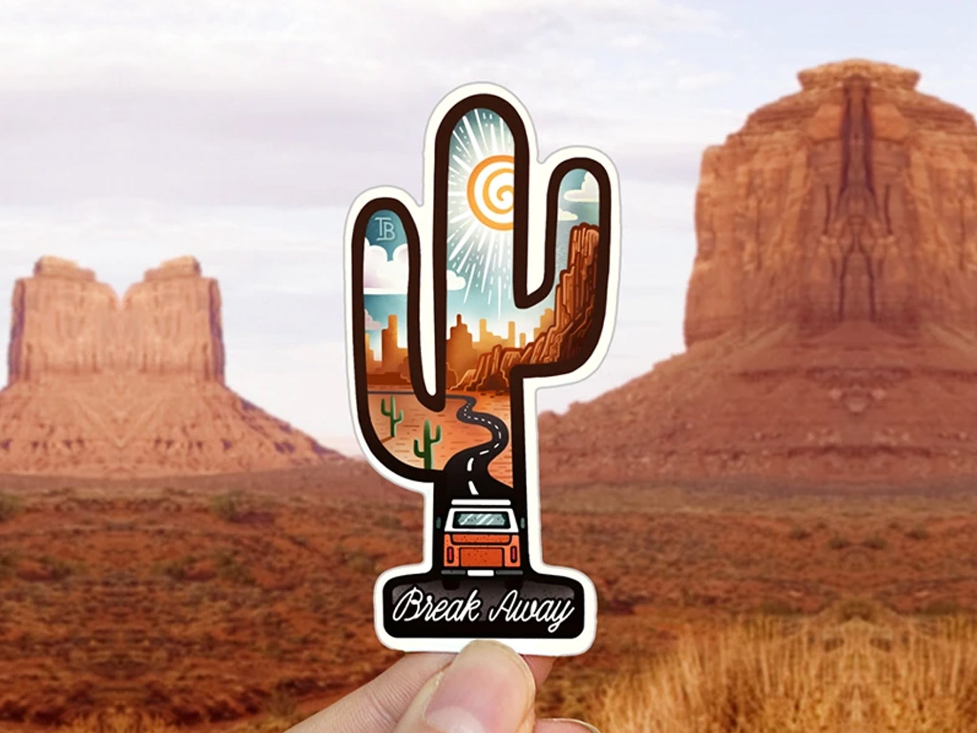 Cactus Sticker - OVERLANDERS Outfitter