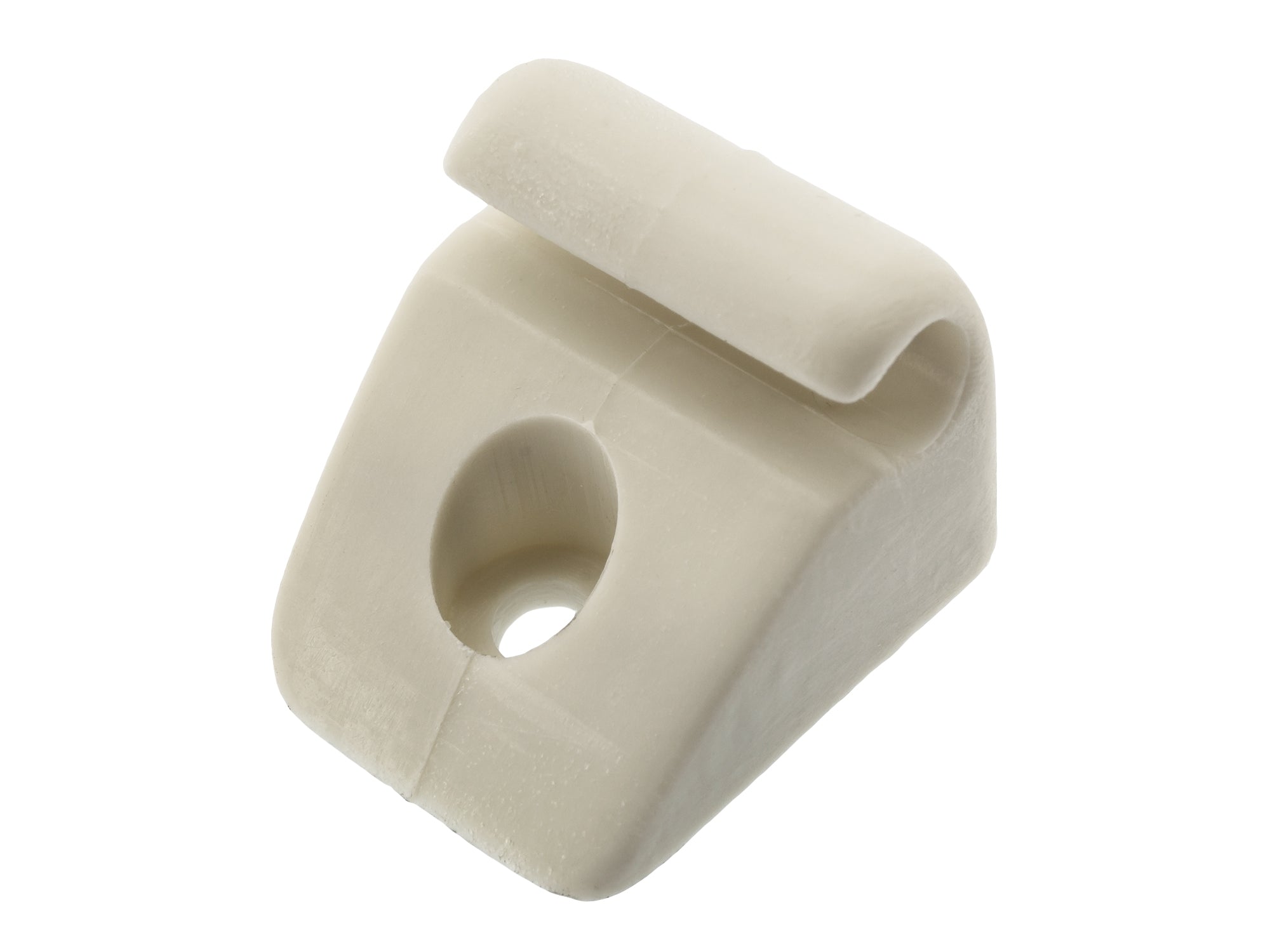 GoWesty sun visor clip showing a sturdy plastic clip attached to a vehicle sun visor for secure holding.