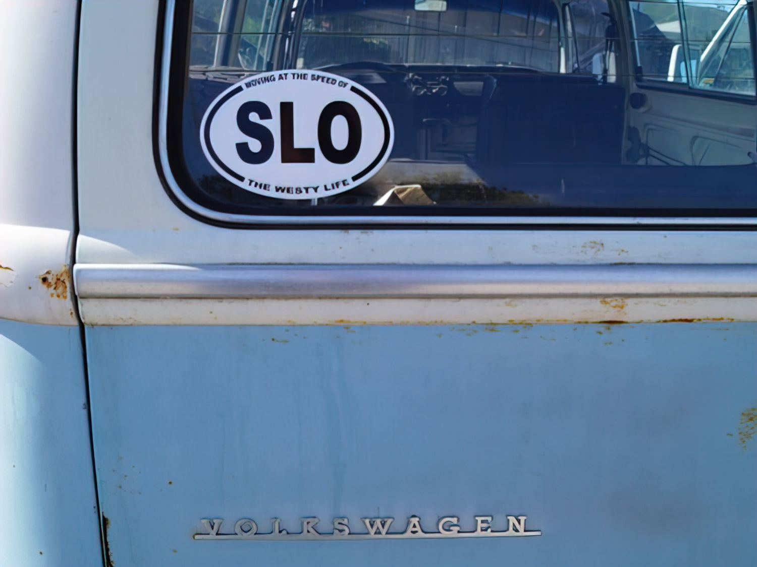 Moving at the Speed of SLO Sticker - OVERLANDERS Outfitter