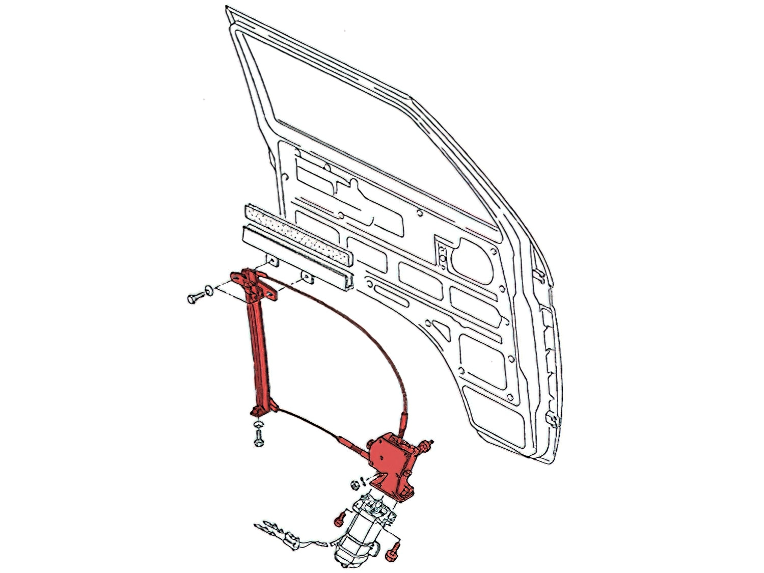 Power Window Regulator [Late Vanagon] - OVERLANDERS Outfitter