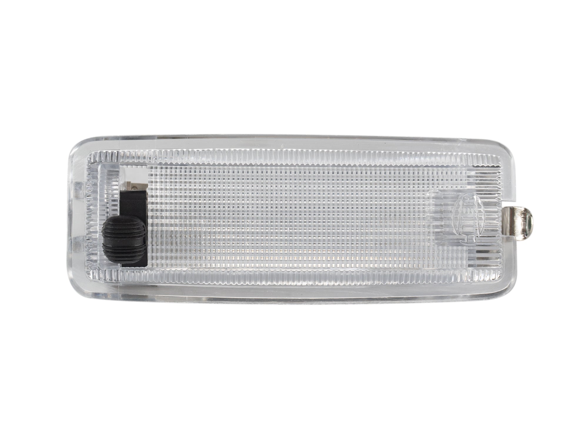 GoWesty dome light with LED bulb bundle showing a compact dome light fixture and energy-efficient LED bulbs for vehicle interior lighting.