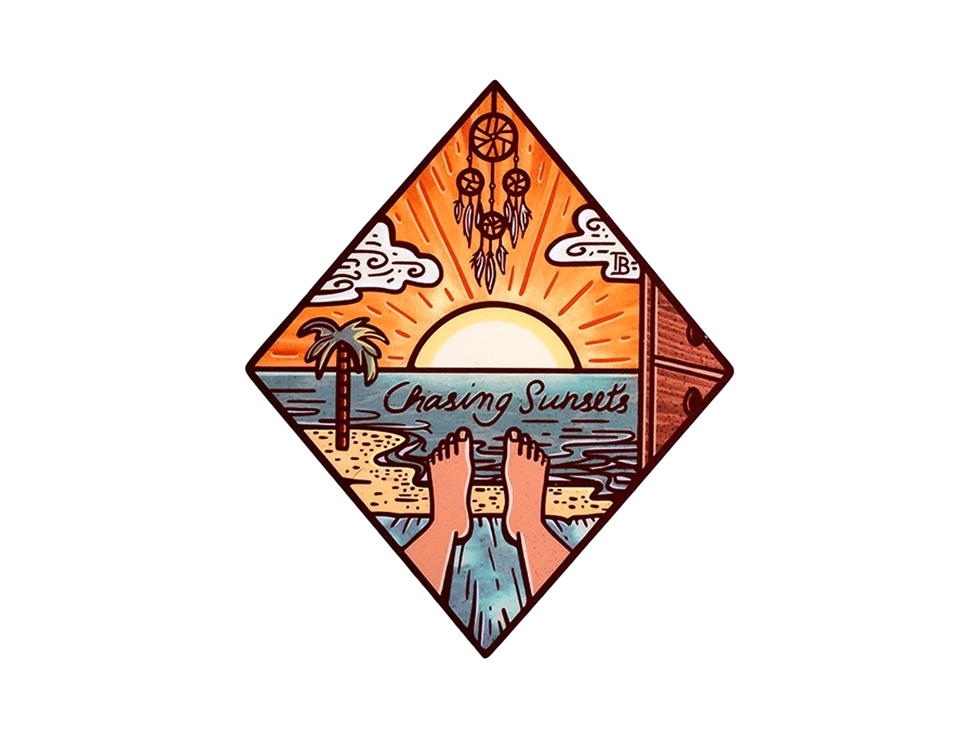 Chasing Sunsets Sticker - OVERLANDERS Outfitter