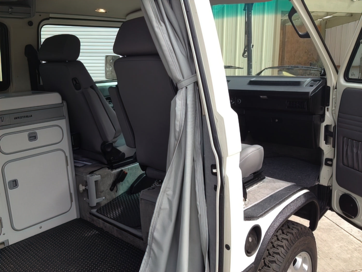 Sliding Door Privacy Curtain [Vanagon] - OVERLANDERS Outfitter