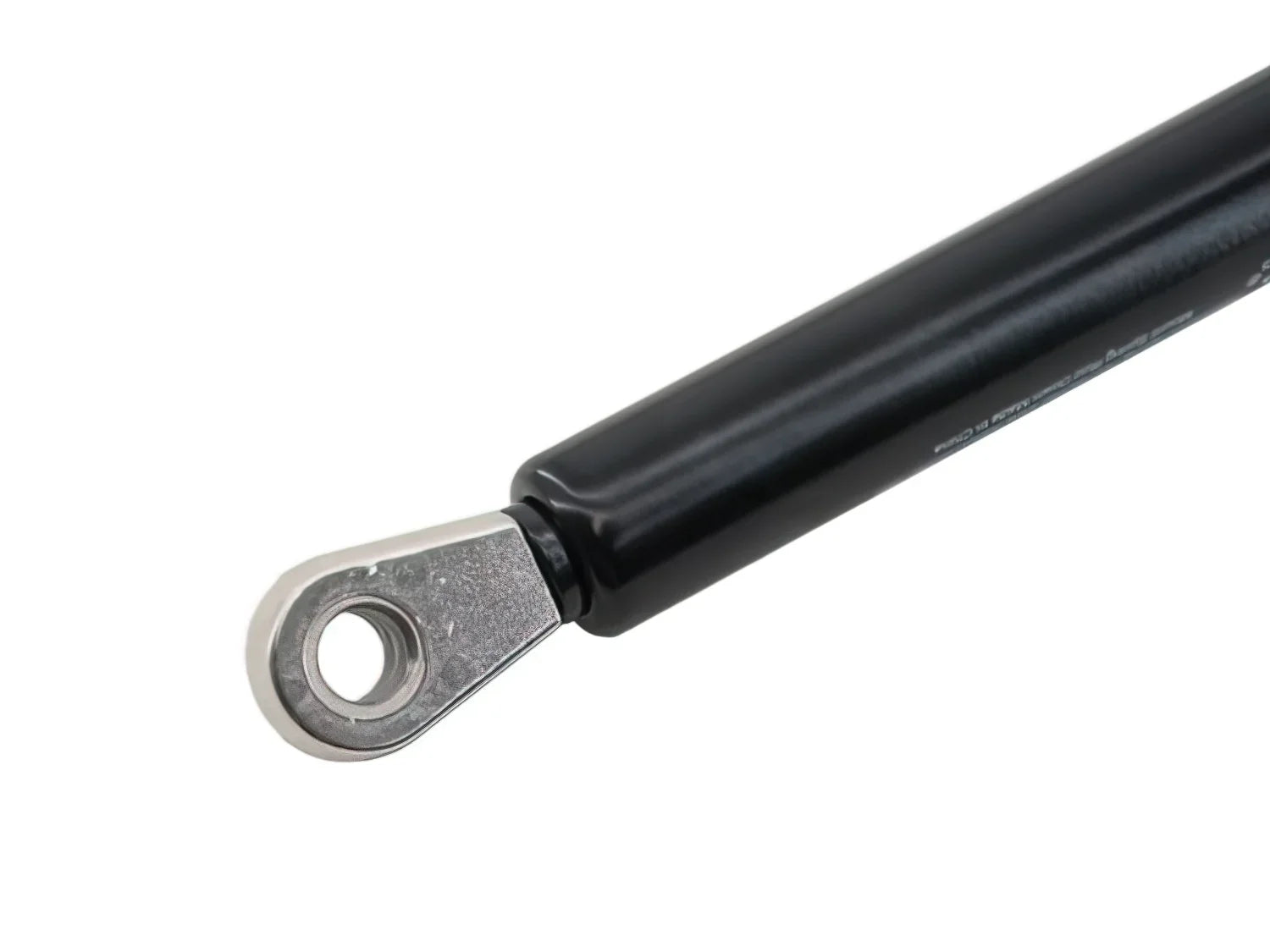 GoWesty rear hatch strut for 1980-91 Vanagon, showing the sturdy gas lift support in a close-up view.