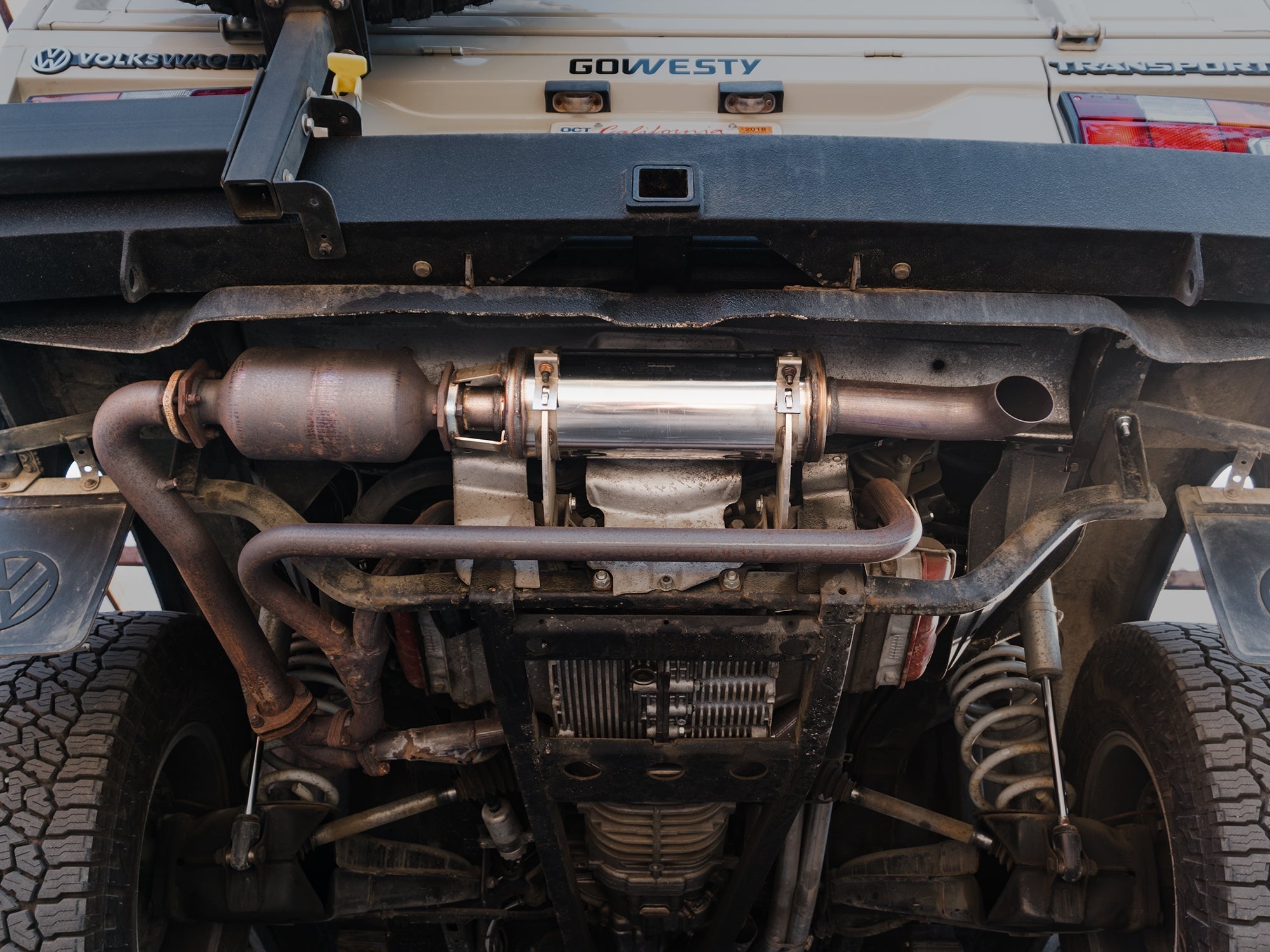 Stainless Muffler & Tail Pipe - Sport Version - OVERLANDERS Outfitter