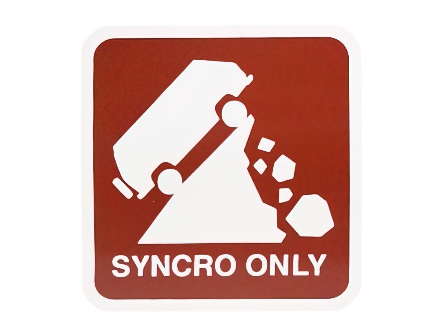 Syncro Only Sticker - OVERLANDERS Outfitter