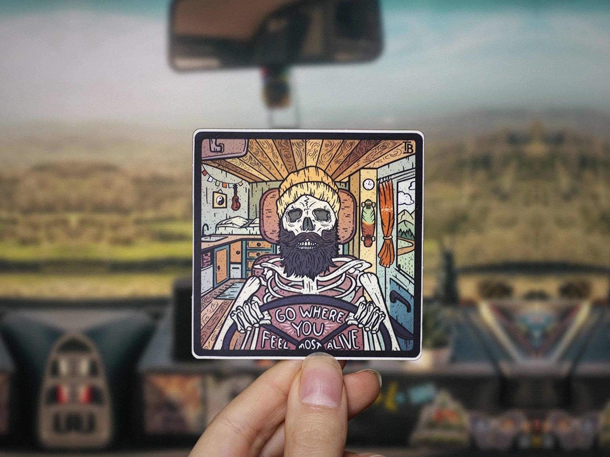 Go Where You Feel Most Alive Sticker - OVERLANDERS Outfitter