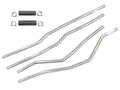 GoWesty stainless steel coolant pipe set for 2WD vehicles, includes two cooling pipes for improved engine performance.