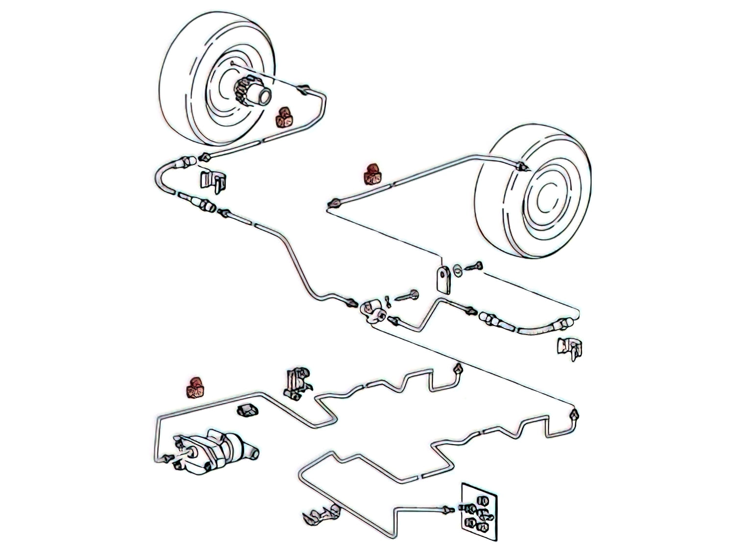 Brake Line Holder - OVERLANDERS Outfitter