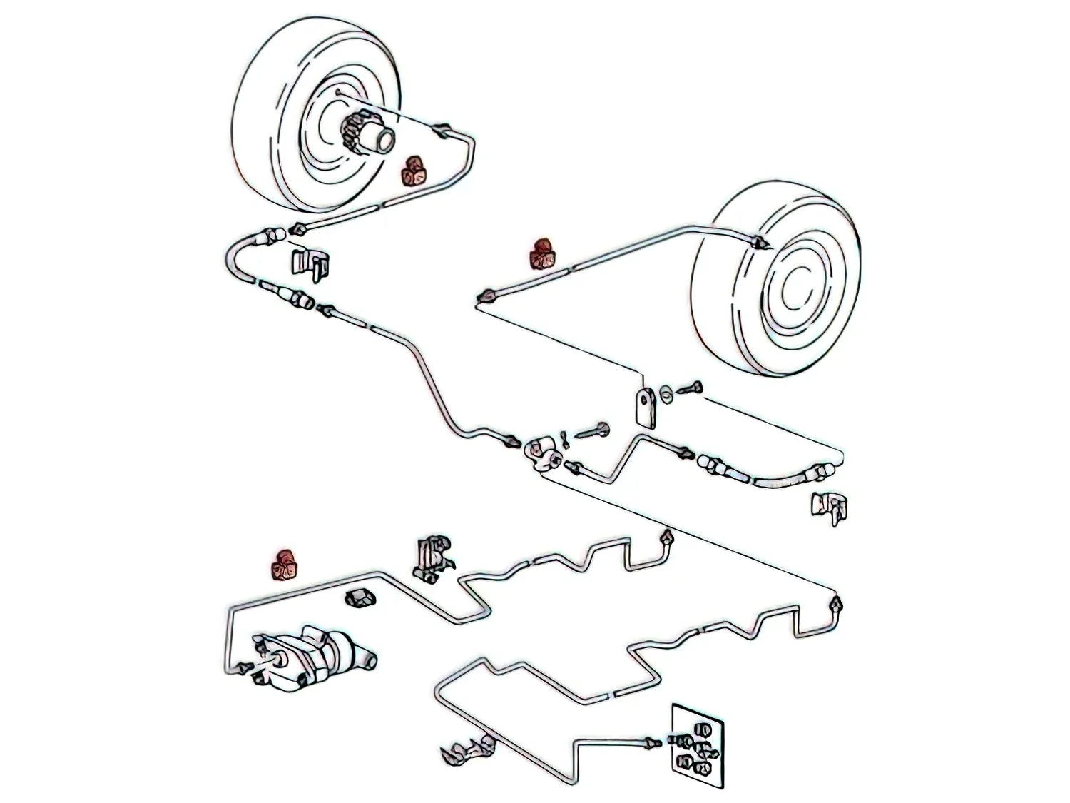 Brake Line Holder