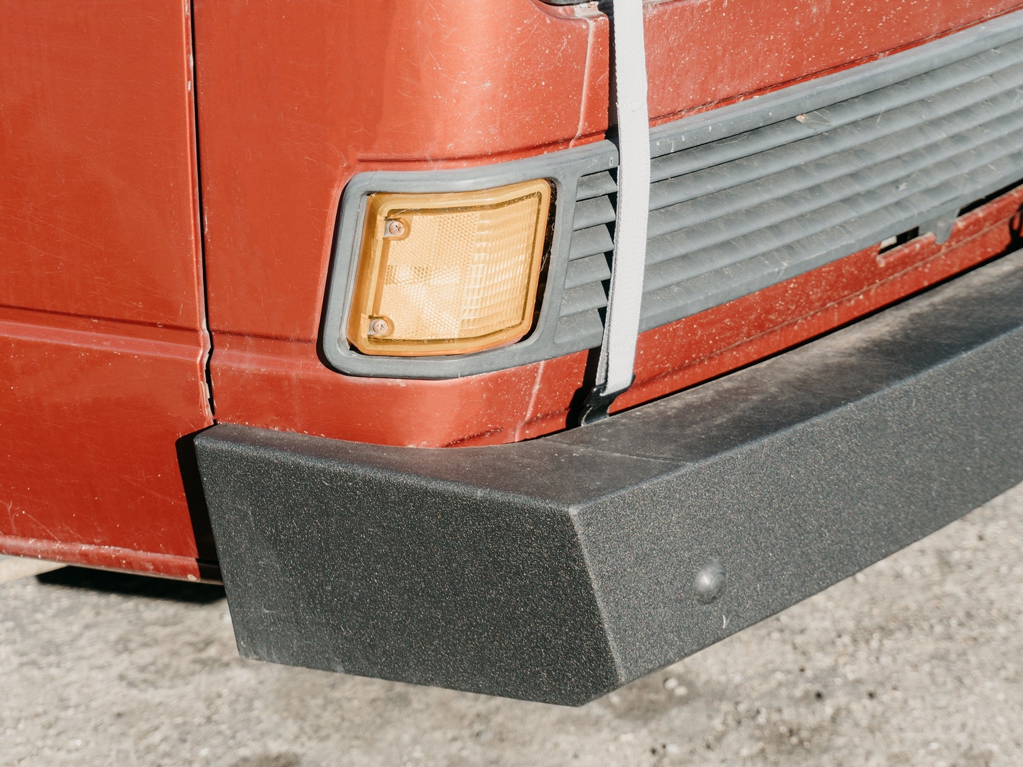 GoWesty Weather-Stopper Pop-Top Fly for Vanagon, durable fabric and mesh windows, installed on a Vanagon vehicle roof.