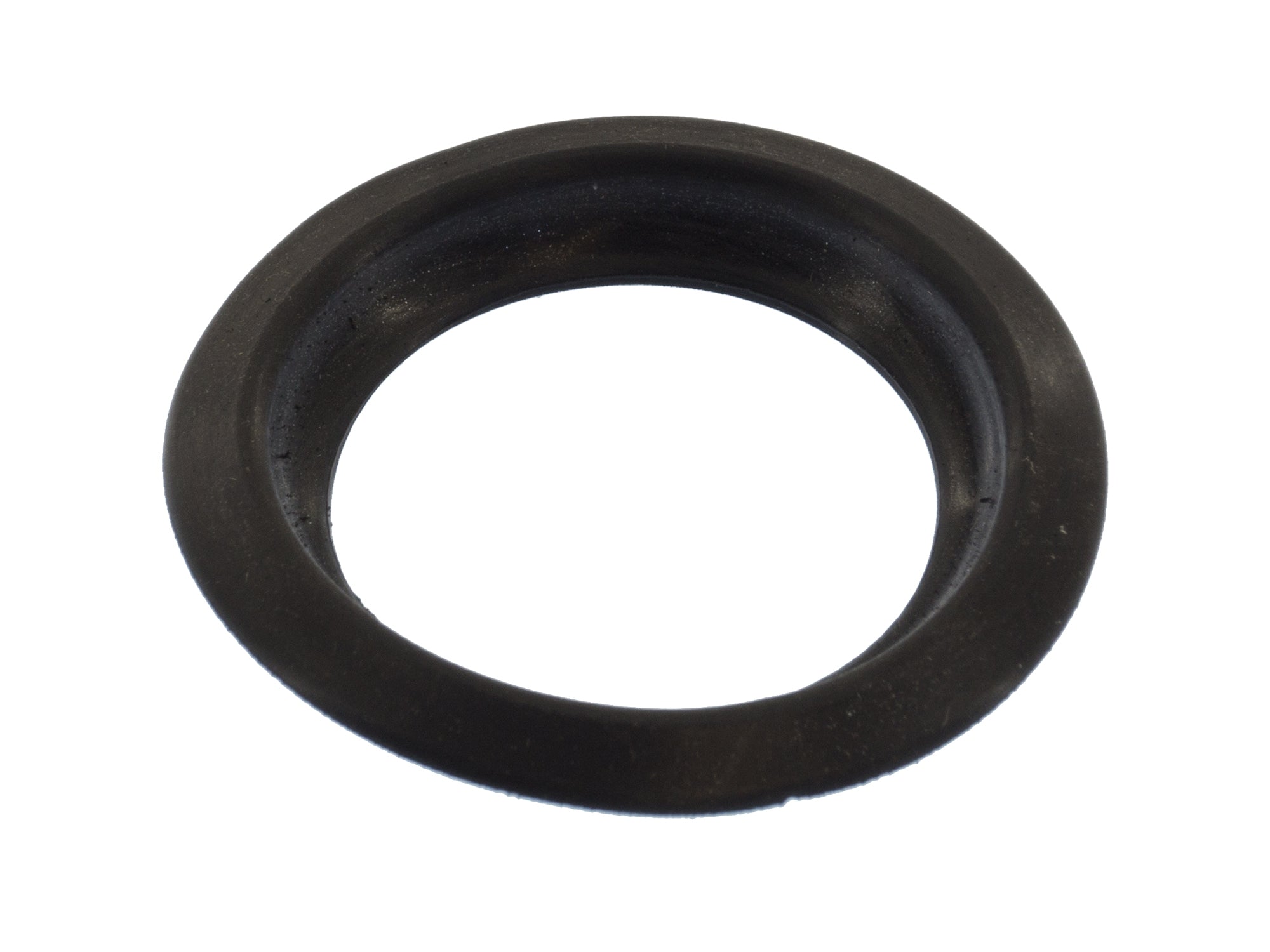 GoWesty rear hatch lock cylinder gasket for late Vanagon shown in the image, designed for secure hatch locking and sealing.