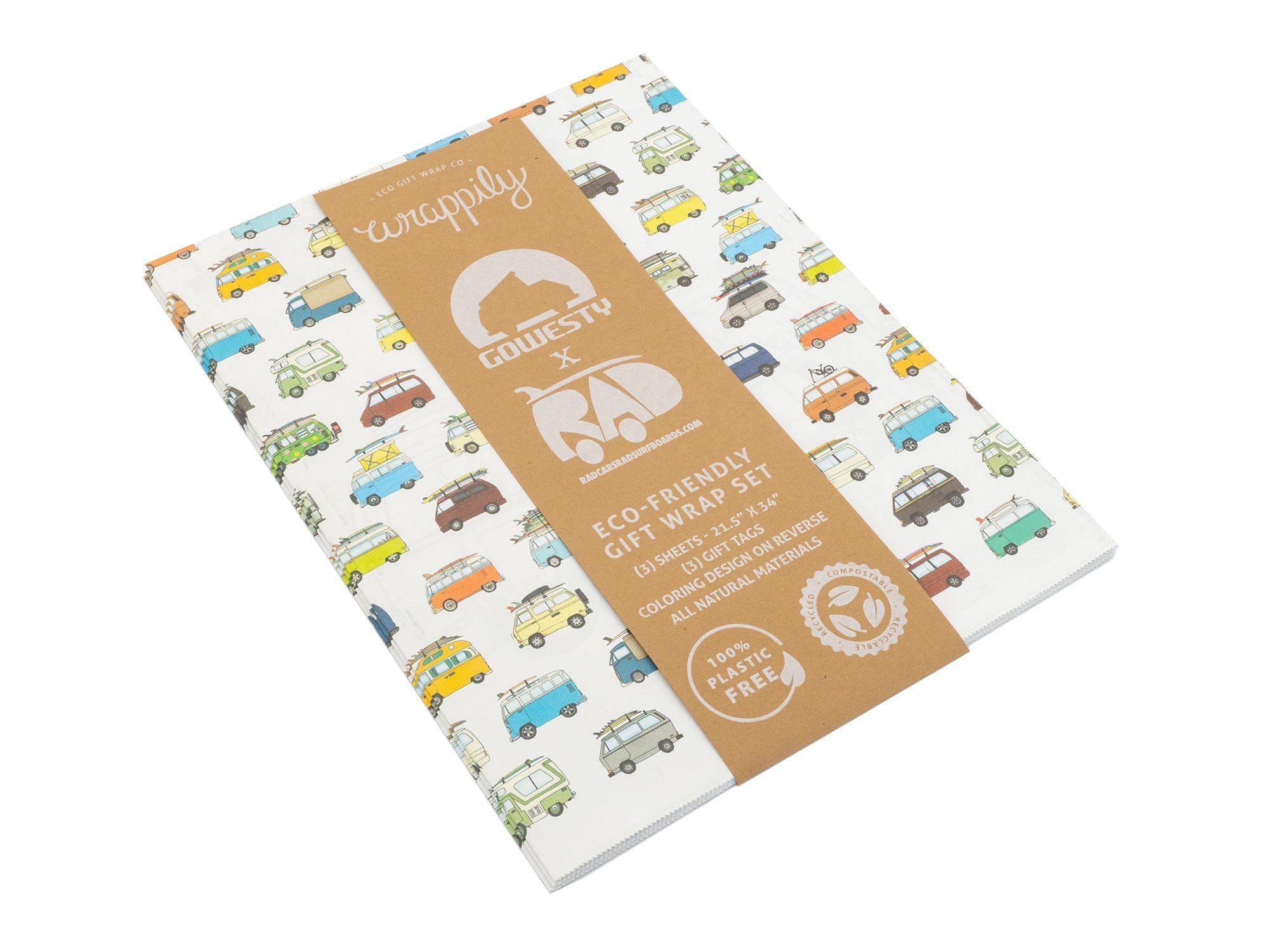 Rad Campers Gift Wrapping Paper - OVERLANDERS Outfitter