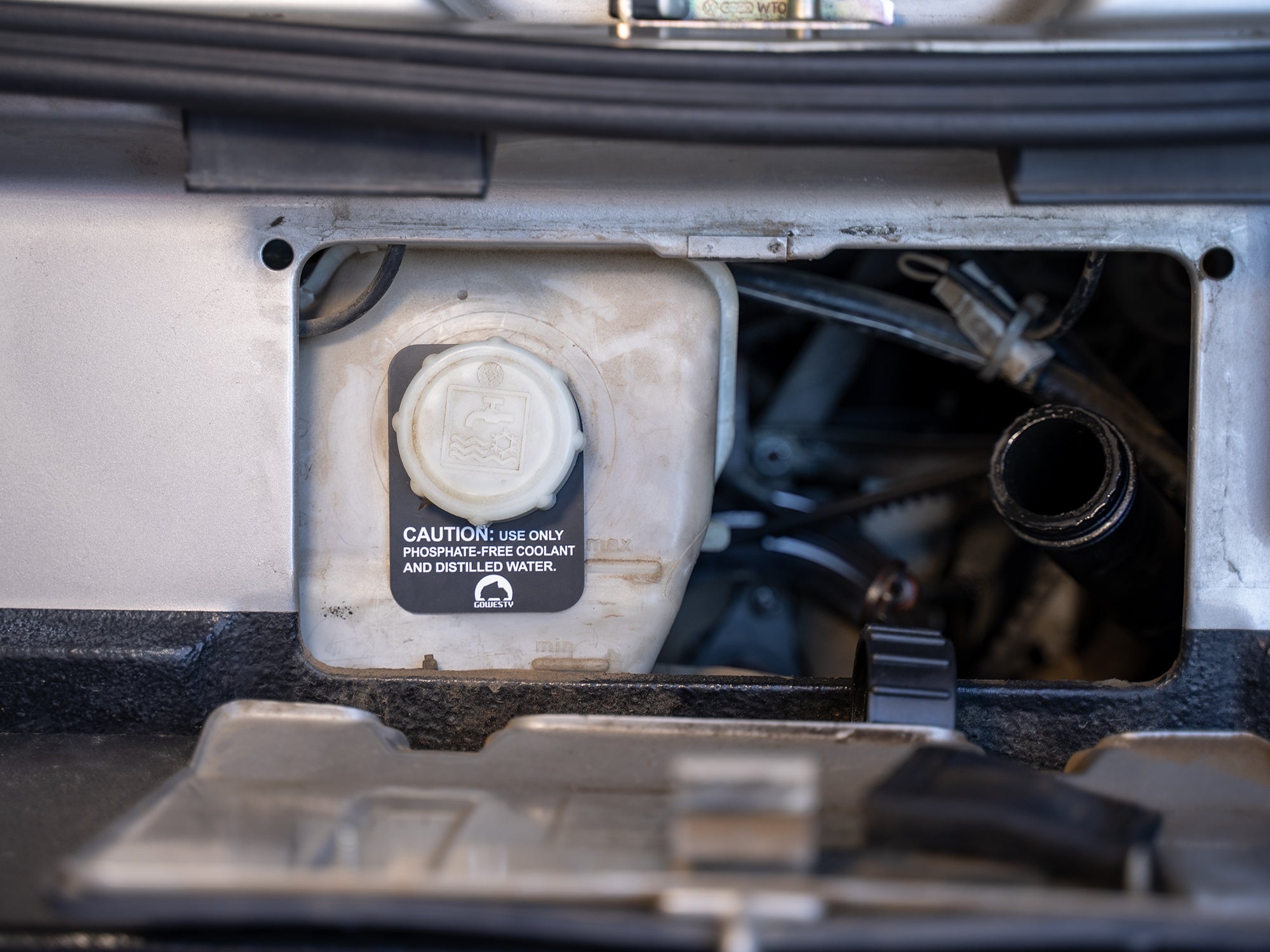 Coolant Warning Tag (Coolant Expansion Tank)[Vanagon] - OVERLANDERS Outfitter