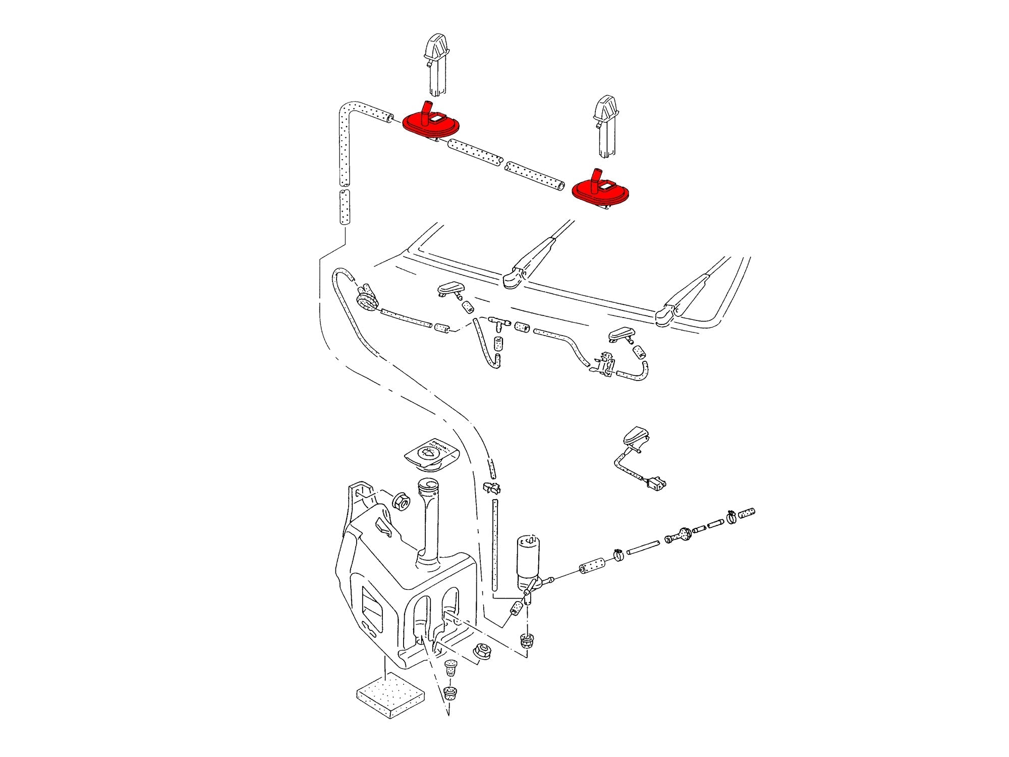 Front Window Washer Grommet [Eurovan] - OVERLANDERS Outfitter