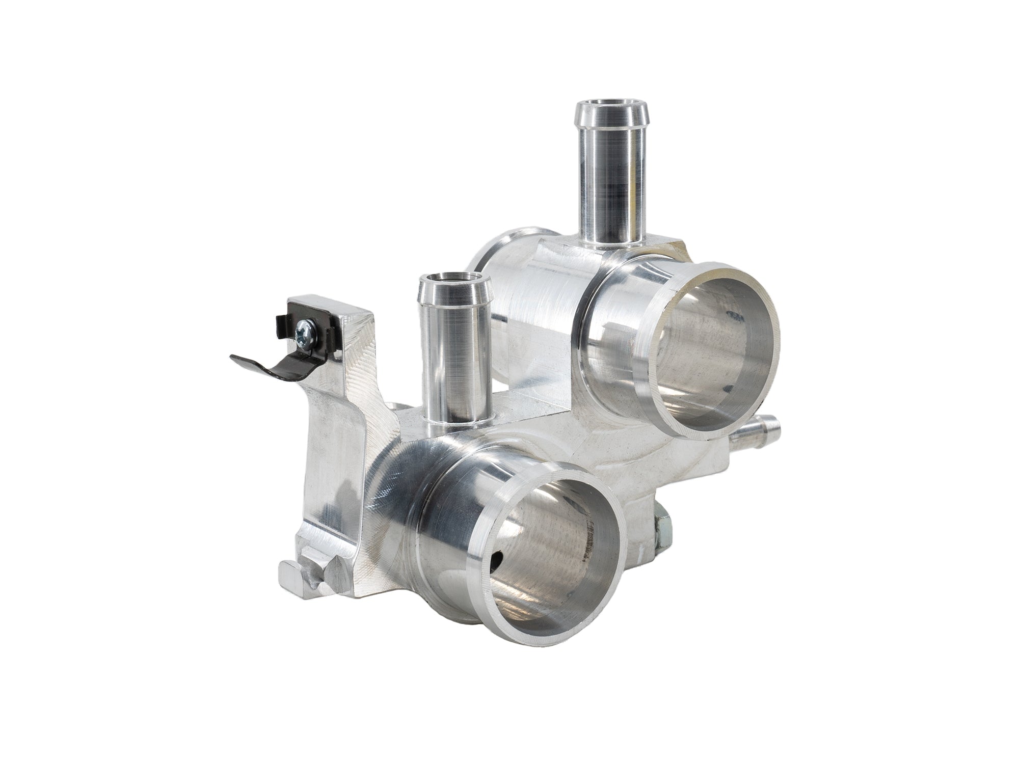 GoWesty aluminum bleeder valve for early Vanagon, shown in a close-up image with the valve and fittings visible.