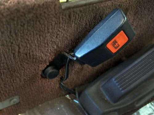 Bolt and Cap Replacement for Front Seat Belt