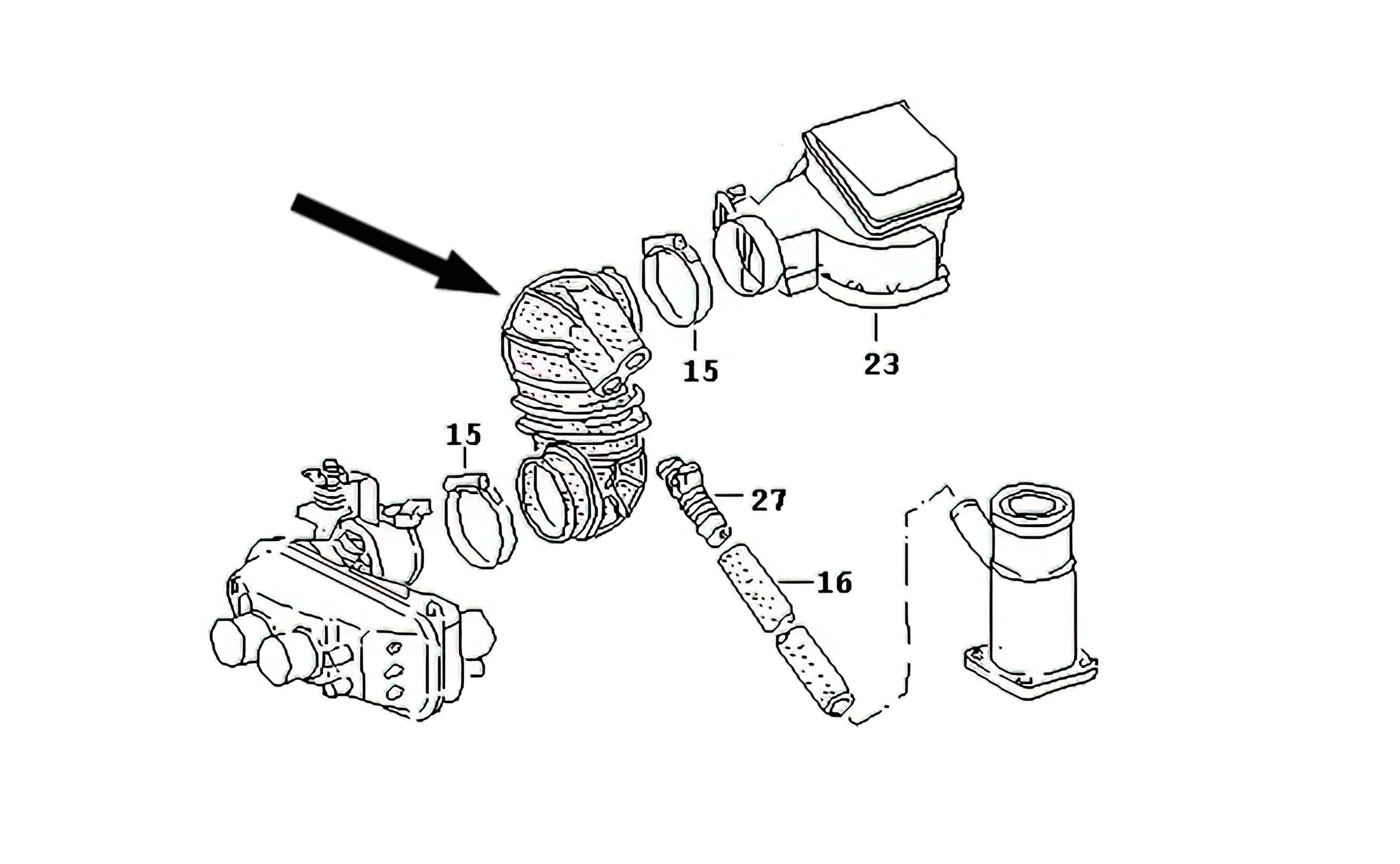 Air Intake Boot [Late 2WD]