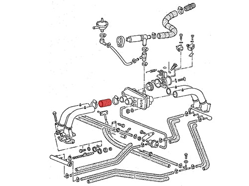 Intake Manifold Hose (Pack of 4) [Late Vanagon] - OVERLANDERS Outfitter