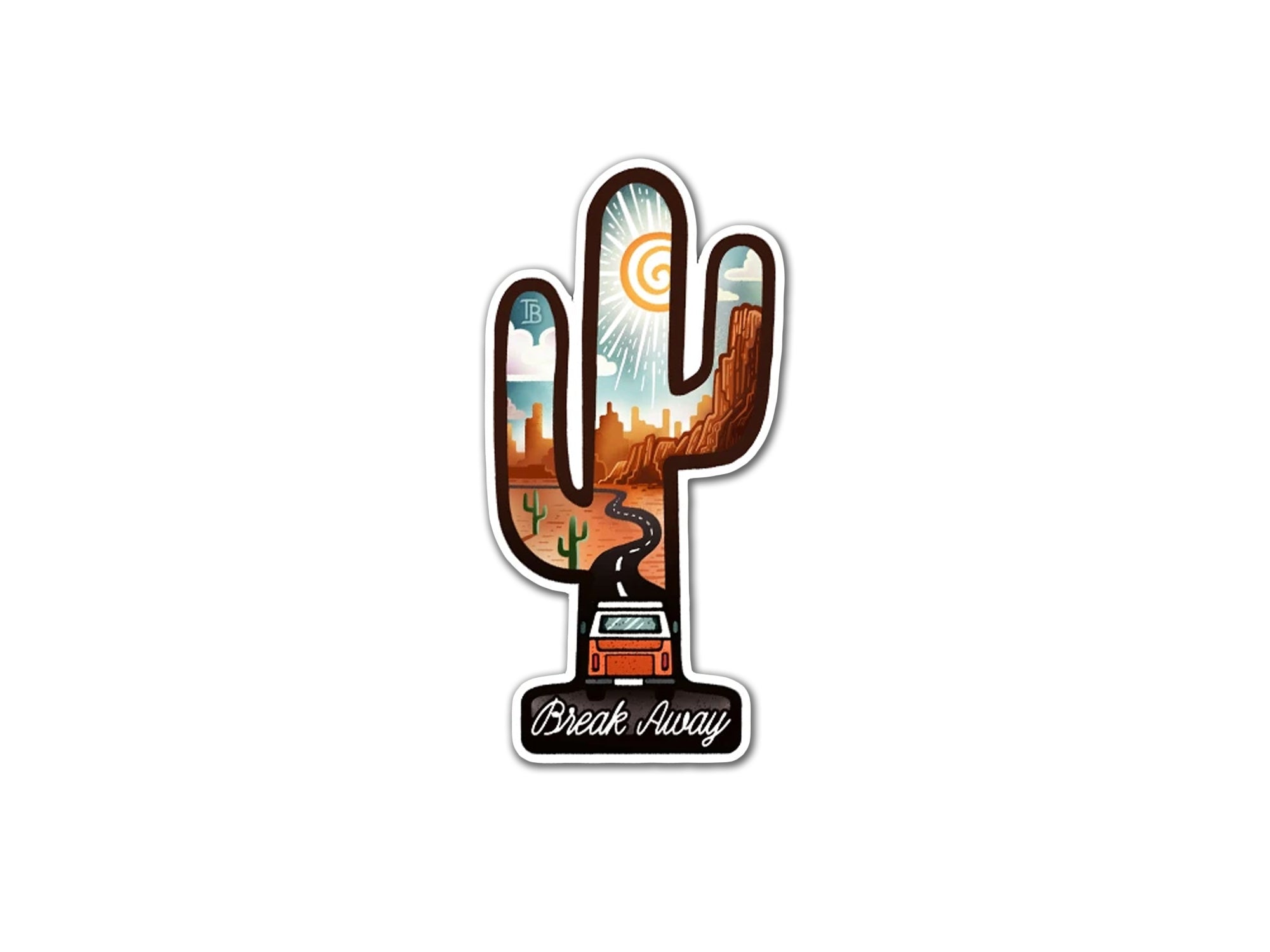 Cactus Sticker - OVERLANDERS Outfitter