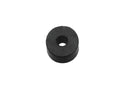 GoWesty rubber washer for Vanagon upper grille pin fastener, close-up view showing the black rubber component.