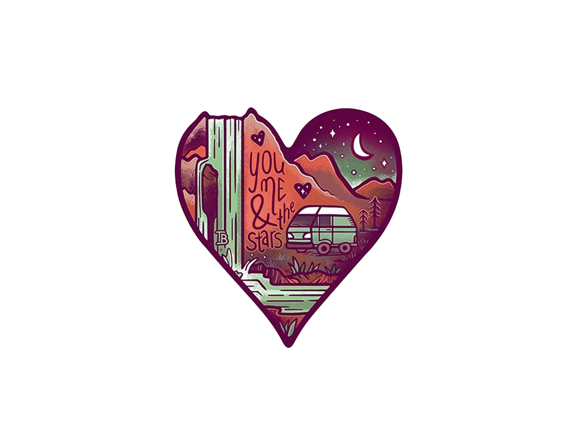 You, Me and the Stars Sticker - OVERLANDERS Outfitter