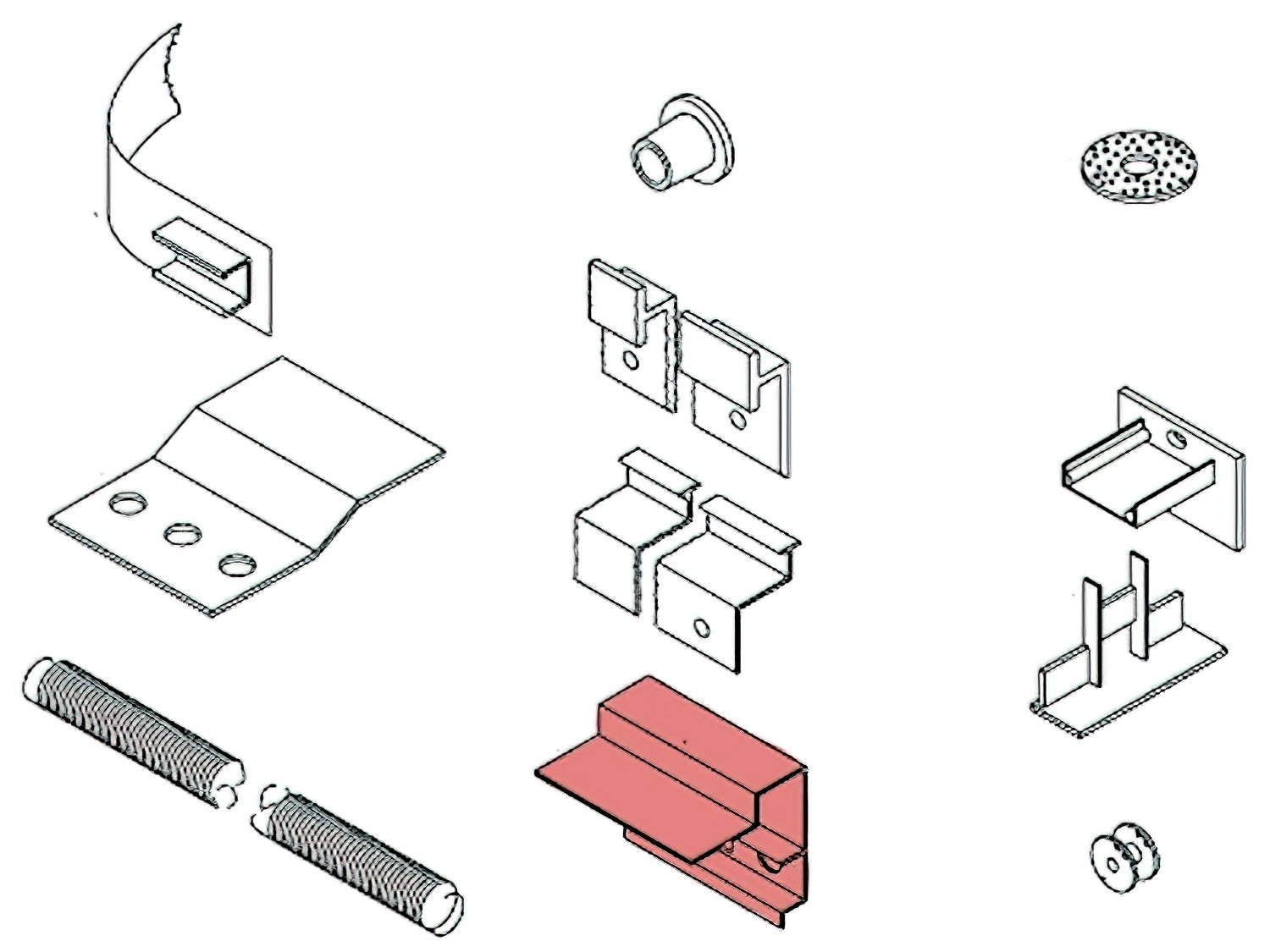 Window Blind Mounting Bracket [Winnebago] - OVERLANDERS Outfitter