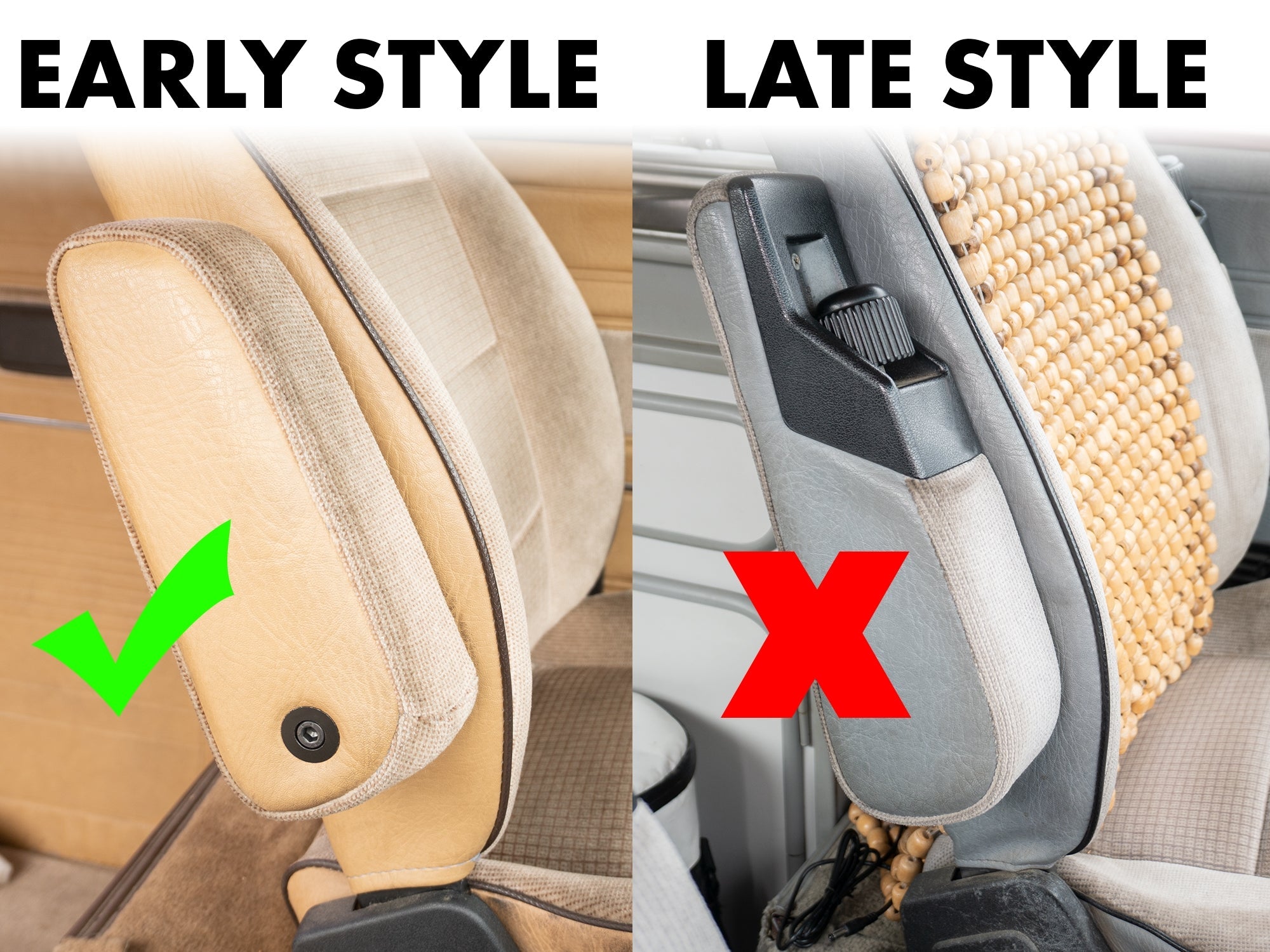Armrest Fix Kit (Non-Adjustable) [Vanagon] - OVERLANDERS Outfitter