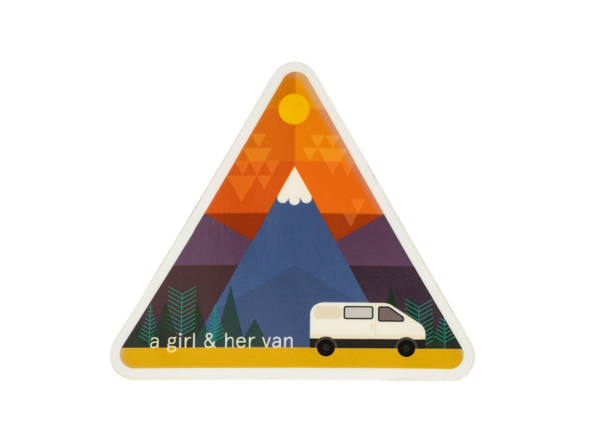 Girl and Her Van Sticker - OVERLANDERS Outfitter