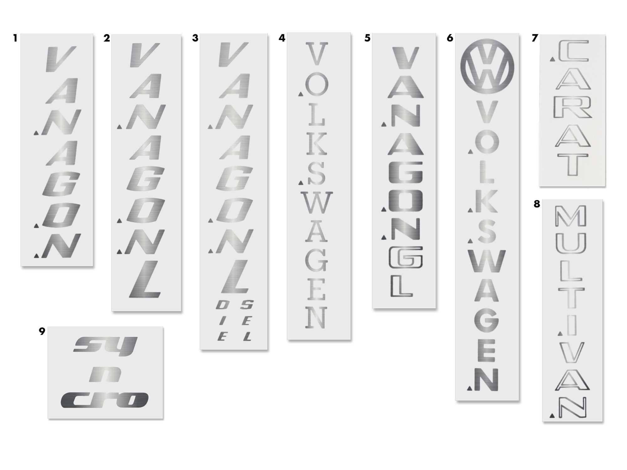 Emblem & Inscription Restoration Decals - OVERLANDERS Outfitter