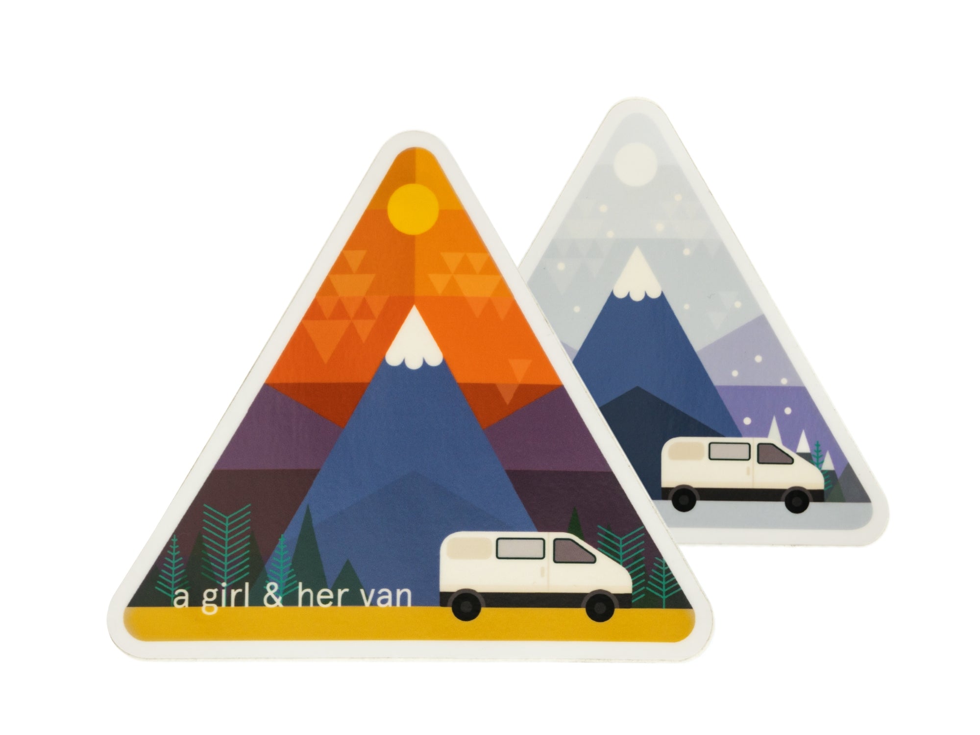 Girl and Her Van Sticker - OVERLANDERS Outfitter