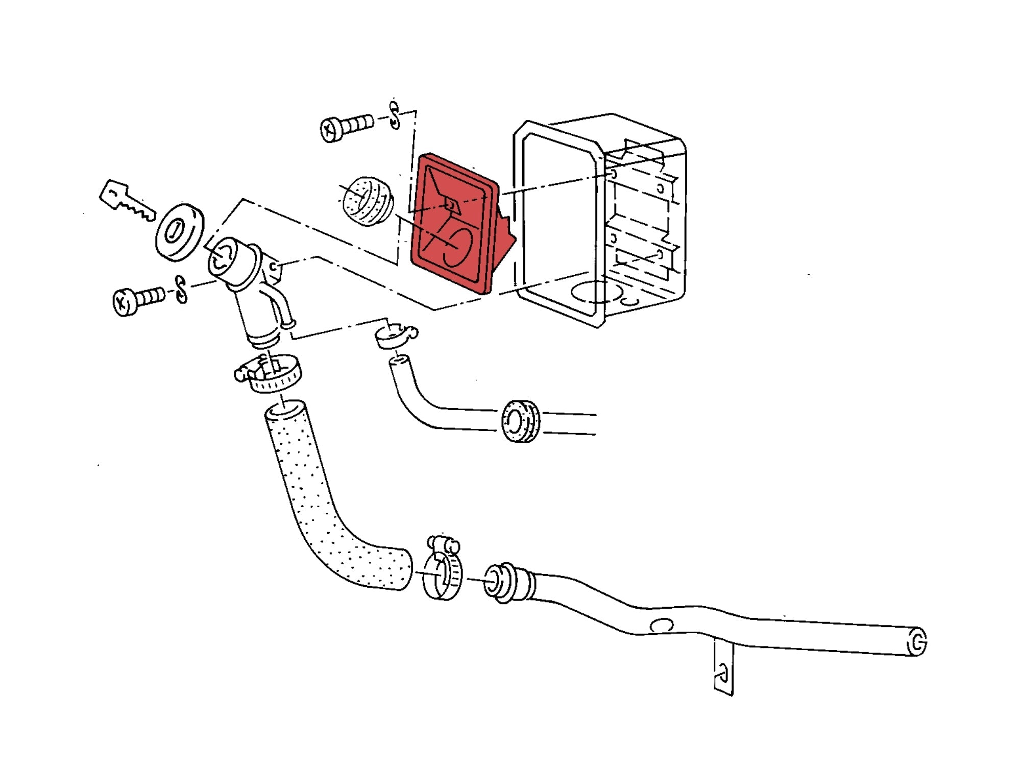 Fuel Filler Plastic Panel Housing [Syncro] - OVERLANDERS Outfitter