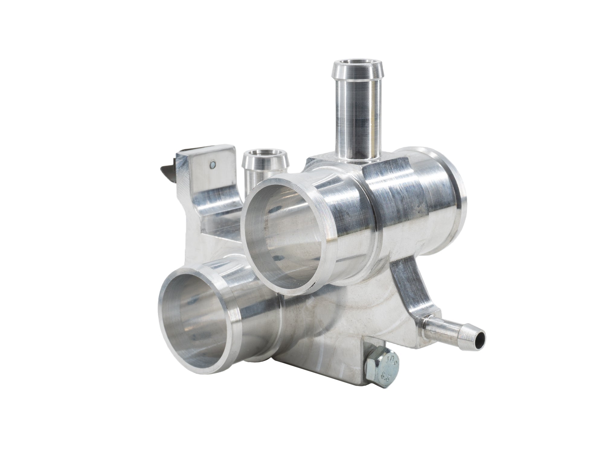 Aluminum bleeder valve for early Vanagon by GoWesty, shown in close-up with threaded design and metal finish.