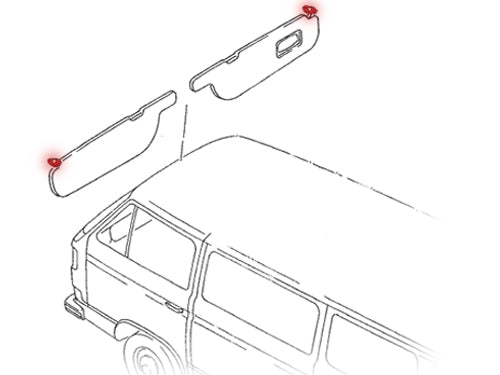Sun Visor Socket Replacement Kit - OVERLANDERS Outfitter